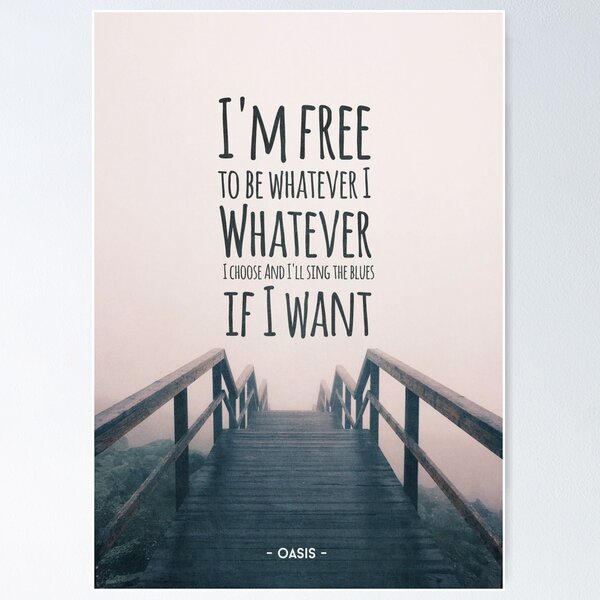 Oasis - Whatever Poster RB1412 product Offical oasis Merch