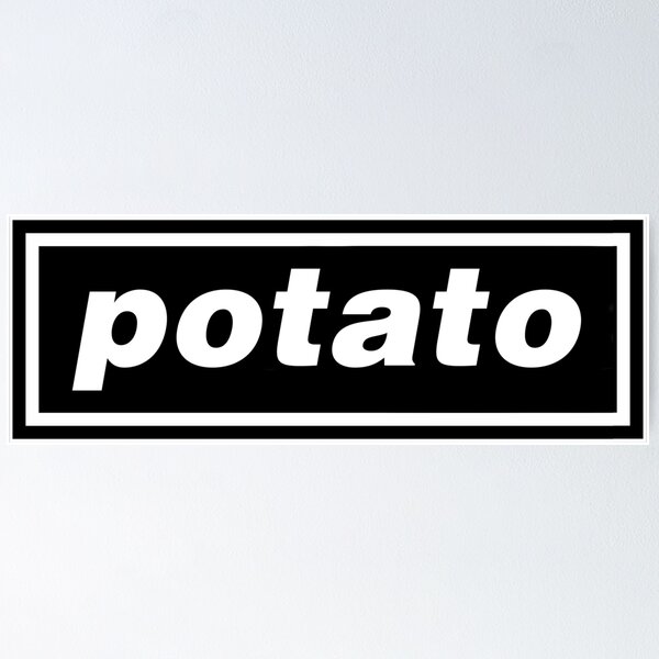 Potato Oasis Logo Poster RB1412 product Offical oasis Merch