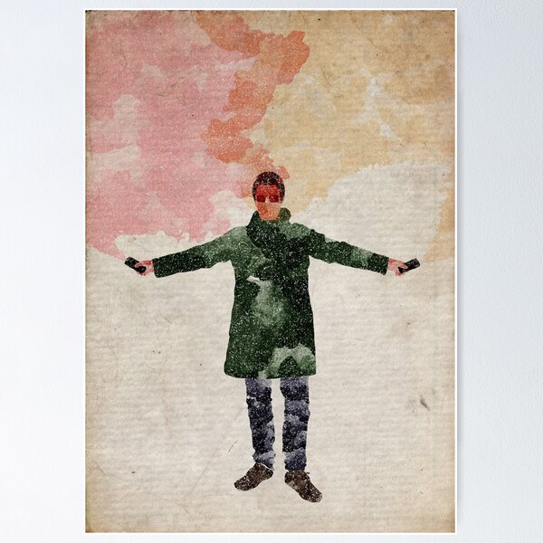 Liam Gallagher (Oasis, Beady Eye) Manchester Britpop Watercolour Print Poster RB1412 product Offical oasis Merch