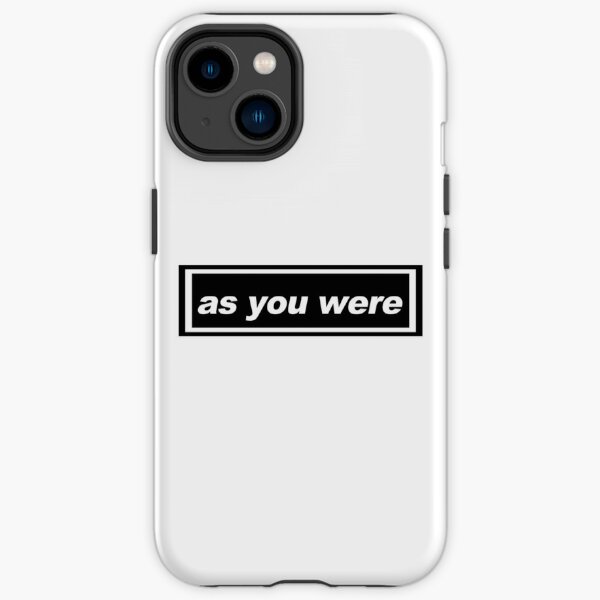 oasis logo as you were  iPhone Tough Case RB1412 product Offical oasis Merch