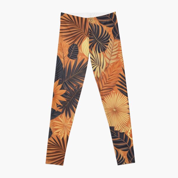 Tropical Oasis pattern Leggings RB1412 product Offical oasis Merch