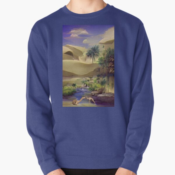 Abstraction camels in oasis Pullover Sweatshirt RB1412 product Offical oasis Merch