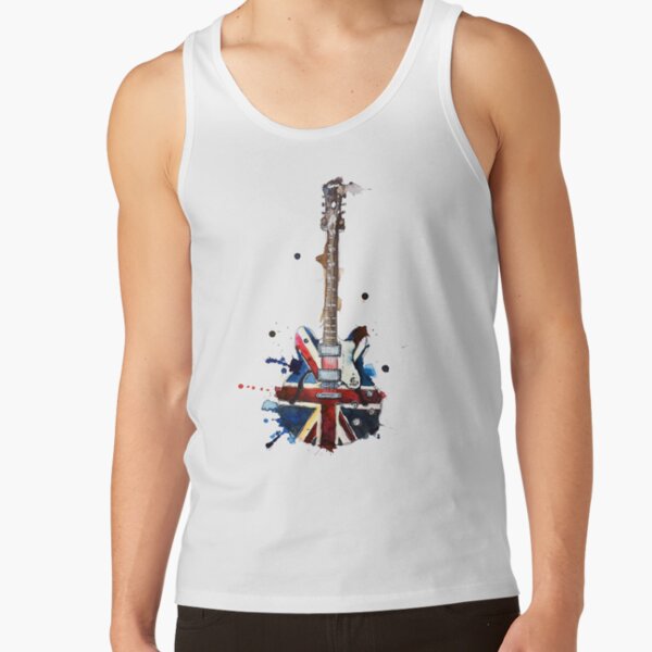 union jack  epiphone oasis electric guitar Tank Top RB1412 product Offical oasis Merch