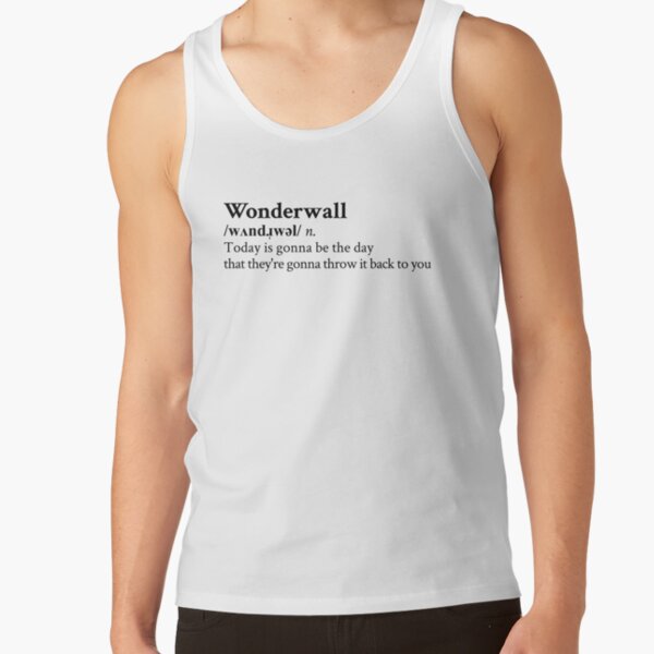 Wonderwall by Oasis Tank Top RB1412 product Offical oasis Merch