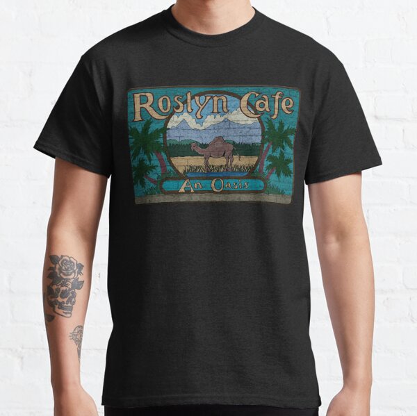 Rosyln Cafe - An Oasis Inspired by Northern Exposure Classic Classic T-Shirt RB1412 product Offical oasis Merch