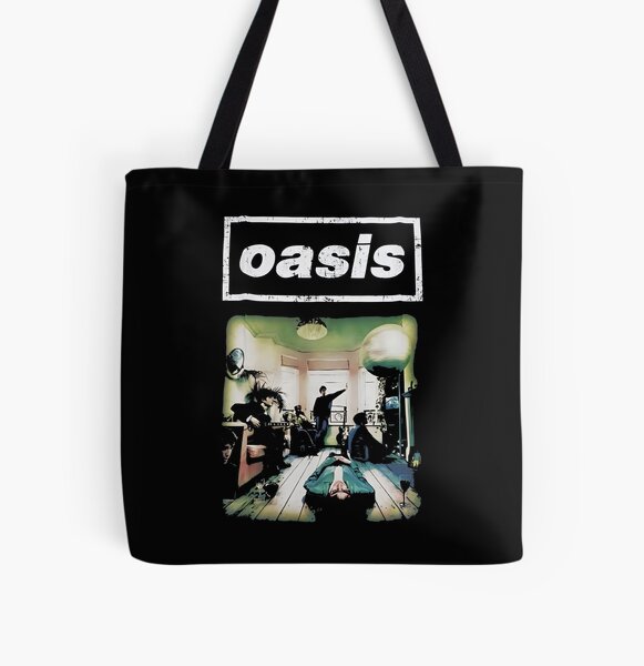 classic rock 90's &&oasis-OAsis**&&oasis-OAsis**&&oasis-OAsis**&&oasis-OAsis**&&oasis-OAsis** All Over Print Tote Bag RB1412 product Offical oasis Merch