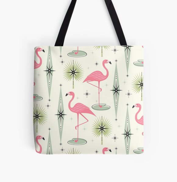 Atomic Flamingo Oasis All Over Print Tote Bag RB1412 product Offical oasis Merch