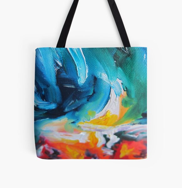 Oasis on Fire All Over Print Tote Bag RB1412 product Offical oasis Merch
