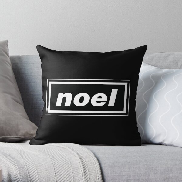Noel Gallagher - Oasis Gallagher 90s Band Artwork Throw Pillow RB1412 product Offical oasis Merch
