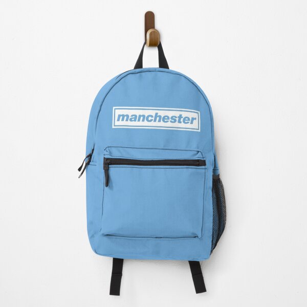 Manchester' Oasis inspired white design Backpack RB1412 product Offical oasis Merch