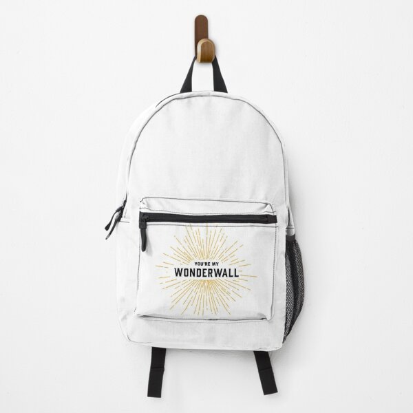 You're My Wonderwall, Oasis Lyrics, Typography Backpack RB1412 product Offical oasis Merch