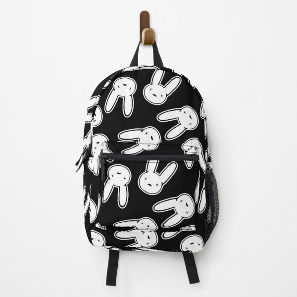 Bad Bunny Oasis Logo Pattern (White on Black) Backpack RB1412 product Offical oasis Merch