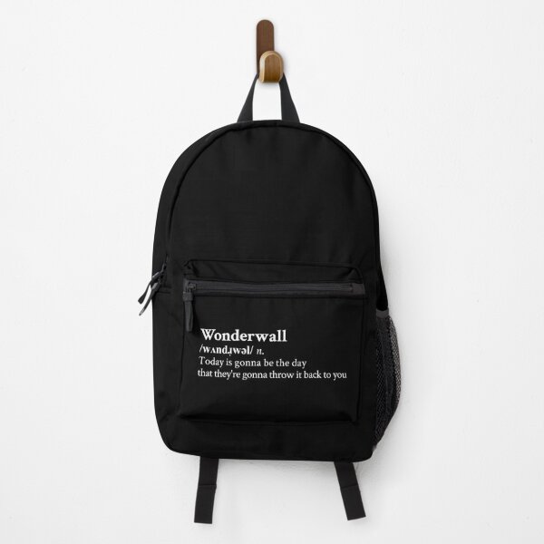 Wonderwall by Oasis Black Backpack RB1412 product Offical oasis Merch