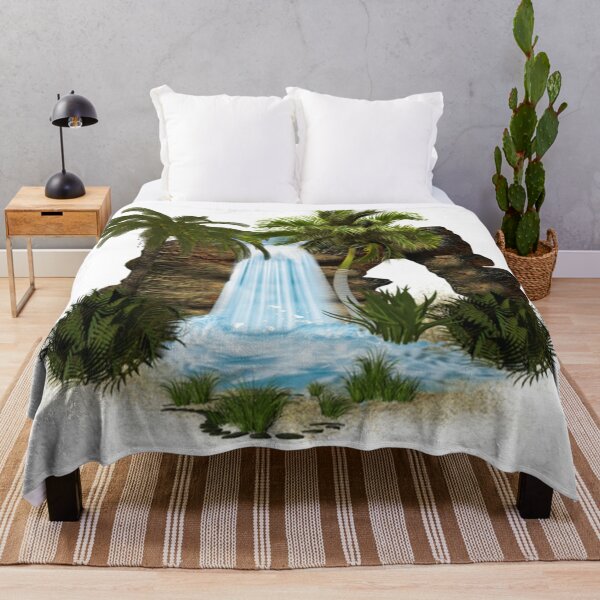 Oasis Waterfall Throw Blanket RB1412 product Offical oasis Merch