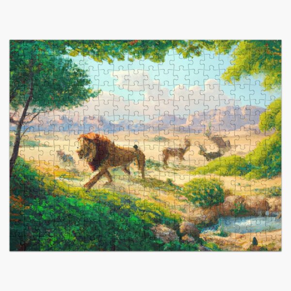 African Desert Oasis Jigsaw Puzzle RB1412 product Offical oasis Merch