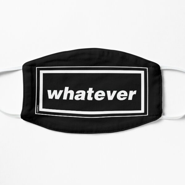 Whatever - Oasis Gallagher 90s Teen British Band Artwork Flat Mask RB1412 product Offical oasis Merch