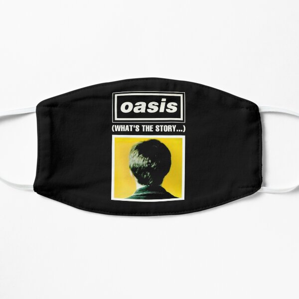 oasis classic rock Flat Mask RB1412 product Offical oasis Merch