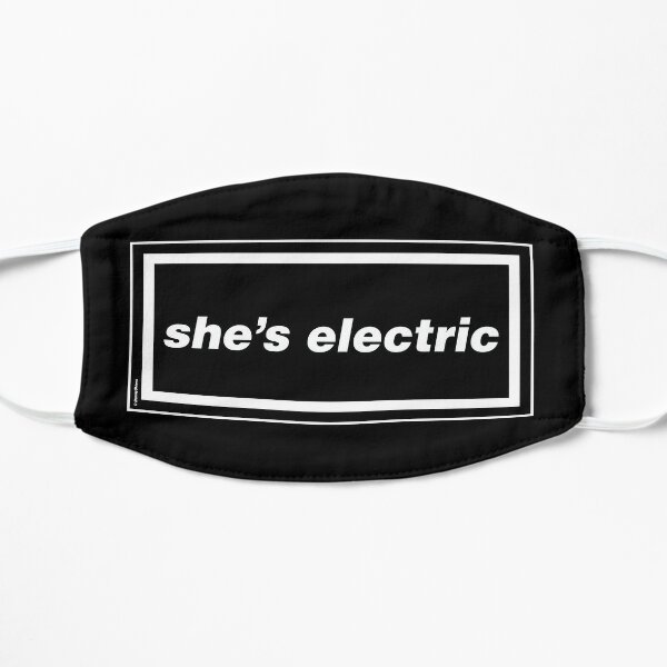 She's Electric - Oasis Gallagher 90s Band Artwork Flat Mask RB1412 product Offical oasis Merch